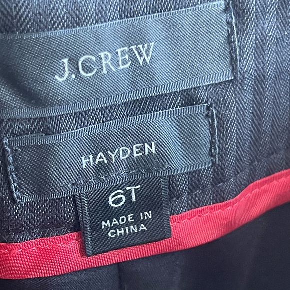 J Crew Hayden pant in black Stewart tartan bi-stretch wool - Picture 6 of 10